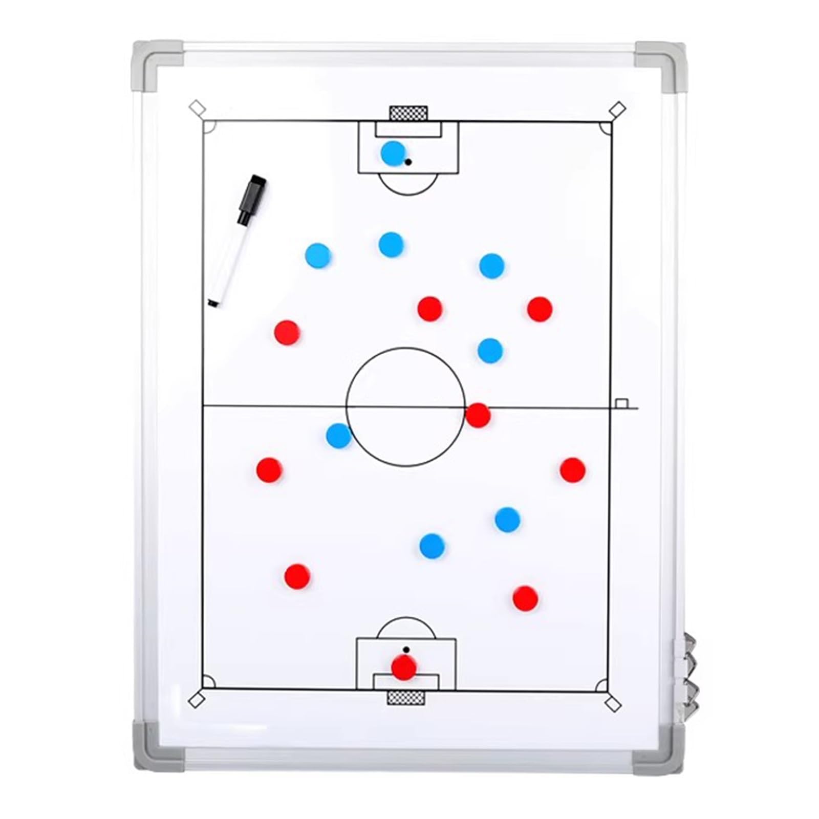 Lavagnetta Strategie di Calcio, Lavagna Calcio Allenatore con Penna Magneti con Penna, Resistente e Durevole, Design Appendibile, per Allenamento Competizione