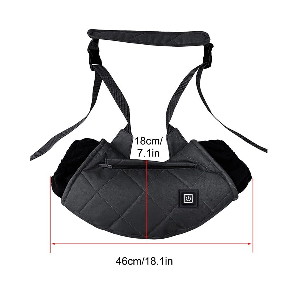 Wärmender Handmuff Für Kalte Tage – Aus Polyester & Flanell, Ca. 30x17 Cm | Für Jagd, Outdoor, Events & Wintersport