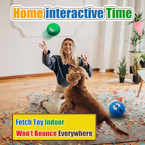 Juguete Mordible Pelota Sonora de Peluche 4 Piezas 3 Pulgadas miniatura 5