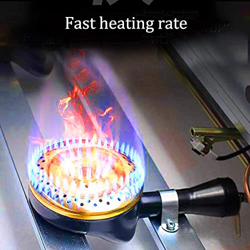 Fritteusen- Fritteusen-Korb, 12-Liter-Handelsfritteuse, Gas-Fritteuse, Edelstahl-Doppelfritteuse, Frittiermaschine mit Korb und Deckel, unabhängiger Schalter – Bild 7