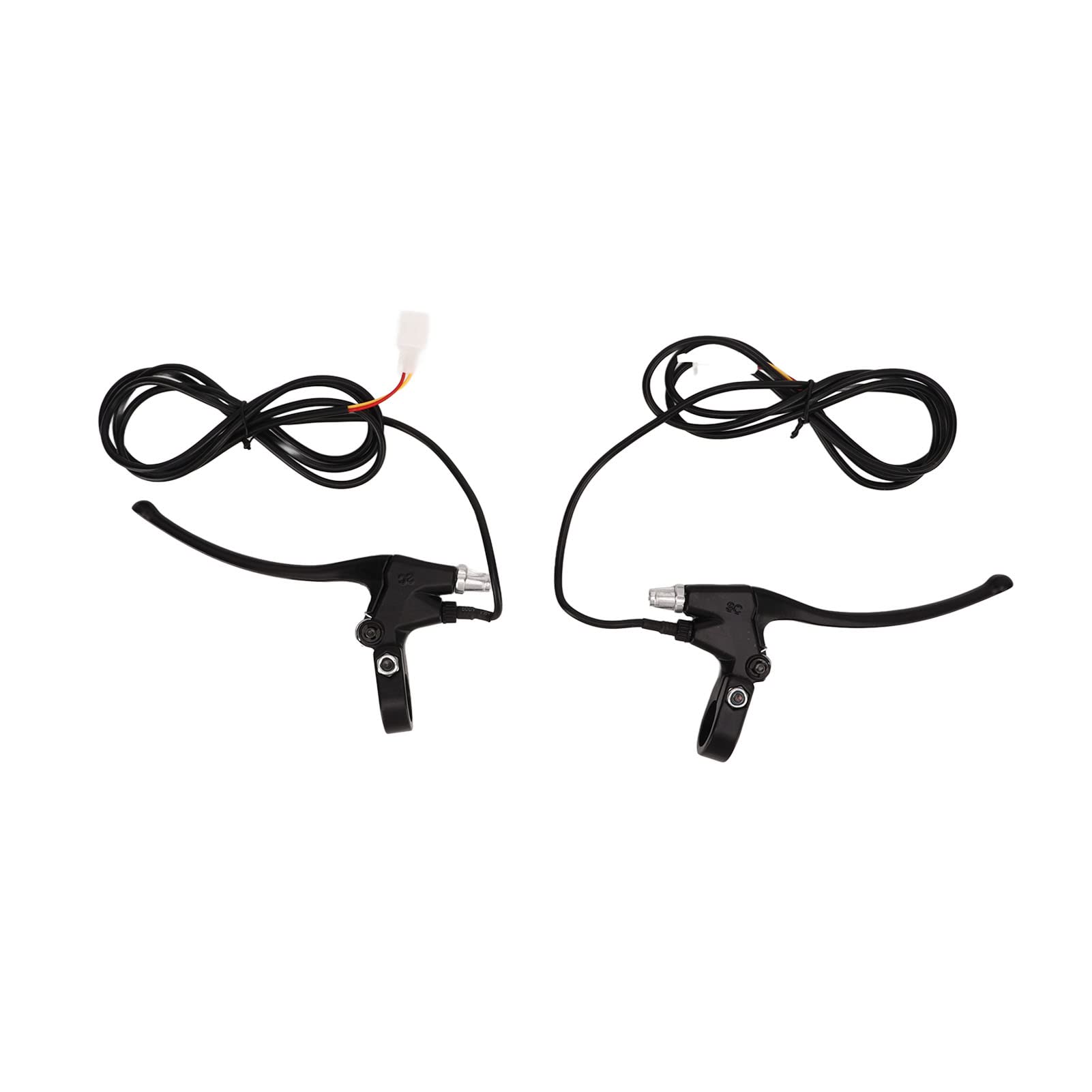 Guidon d'accélérateur de vélo électrique, poignée de Vitesse de Torsion ABS en Alliage d'aluminium, Guidon de vélo à 5 lumières pour la Modification, Compatible avec Les vélos