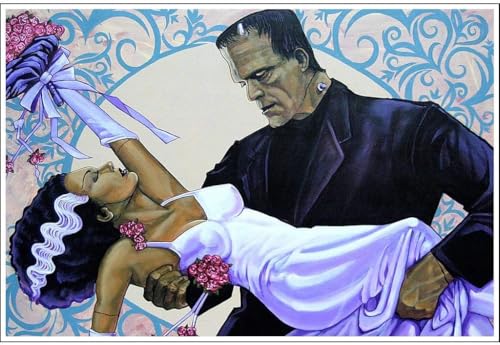 The Wedding Bride & Frankenstein wall art