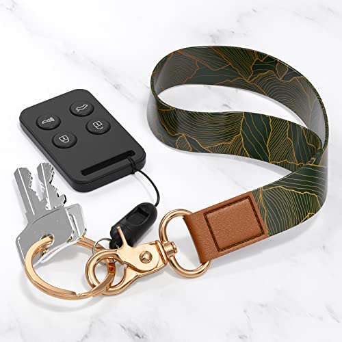 Image of Wrist Lanyard Key Chain, Wristlet Strap Keychain Holder for Women Men Car Keys Wallet Card Phone