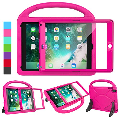 LEDNICEKER Kids Case for iPad 9.7 2018/2017 & iPad Air 2 - Built-in
