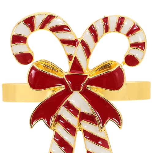 Servilleteros Navideños de Aleación para Anillos de Servilletas 4
