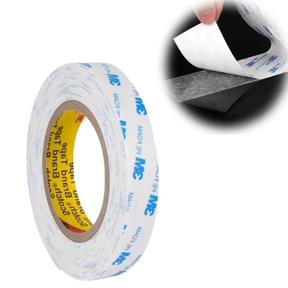 Nastro Biadesivo In Schiuma PE 19mm X 3m - Impermeabile, Per Interni Ed Esterni