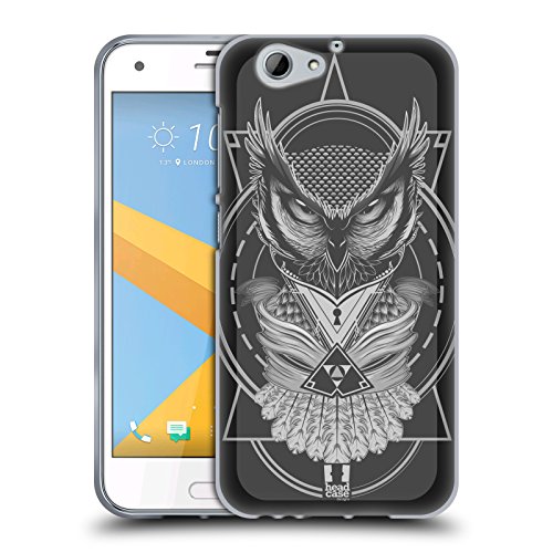 Head Case Designs Böse Eule Wilde Embleme Soft Gel Hülle für HTC One A9s