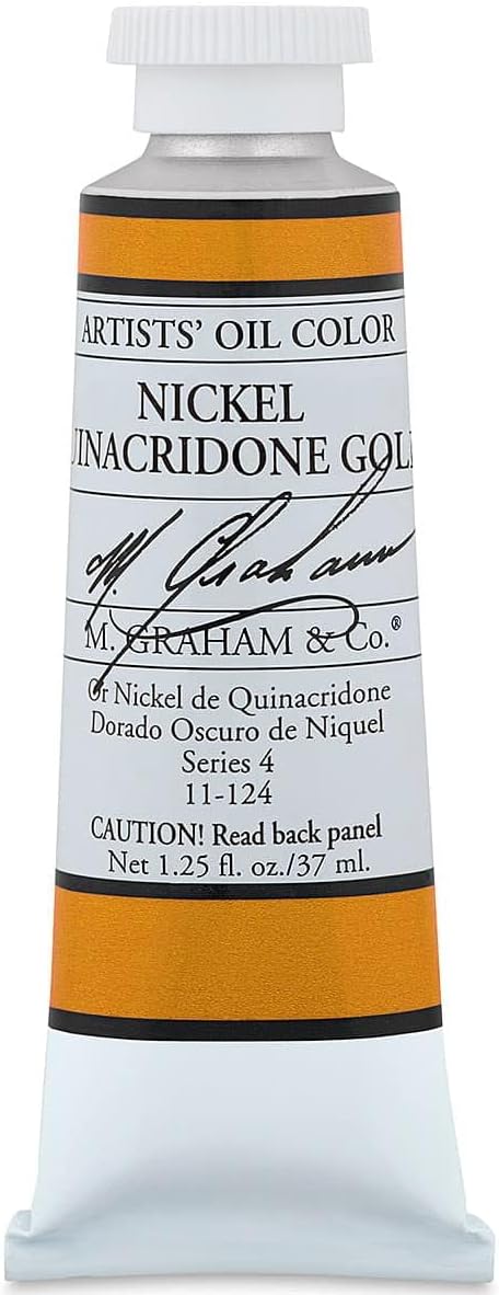 GRM-11-124 Oil Paint, Nickel Quinacridone Gold