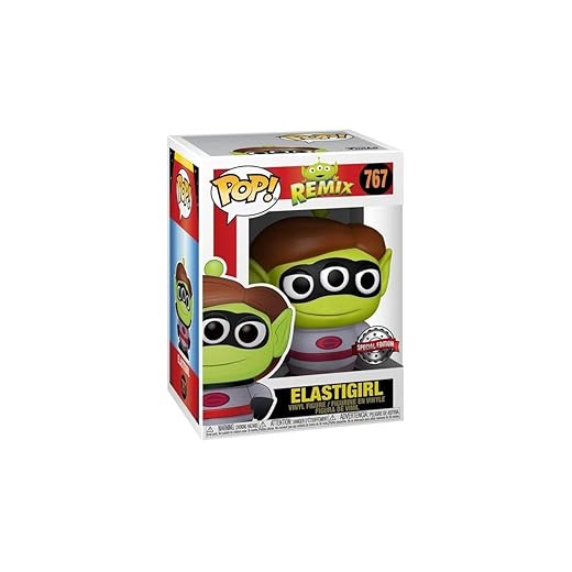 Funko Pop! # 767 Disney Pixar Alien Remix Elastigirl Exclusive
