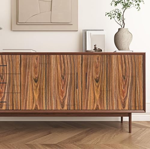 Image of WALLMATE Wood Grain Contact Paper Thickened Wood Peel and Stick, Self-Adhesive Decorative Vinyl Wall Paper, Waterproof & Durable for Furniture Covering (12x118 Inch, Sparkle Wood)