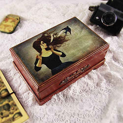 Handmade Jewelry Box. Keepsake Box, Storage Box, Memory Box. Store Your Keepsake Items and Treasured Memories for a Lifetime. Jewelry Case, Retro, Vintage, Gift for mom, for her