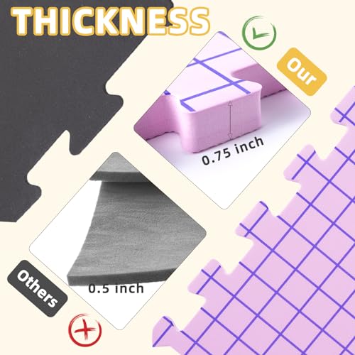 Uotey UT9031 9 Pcs Extra Thick Blocking Mats thumb #3