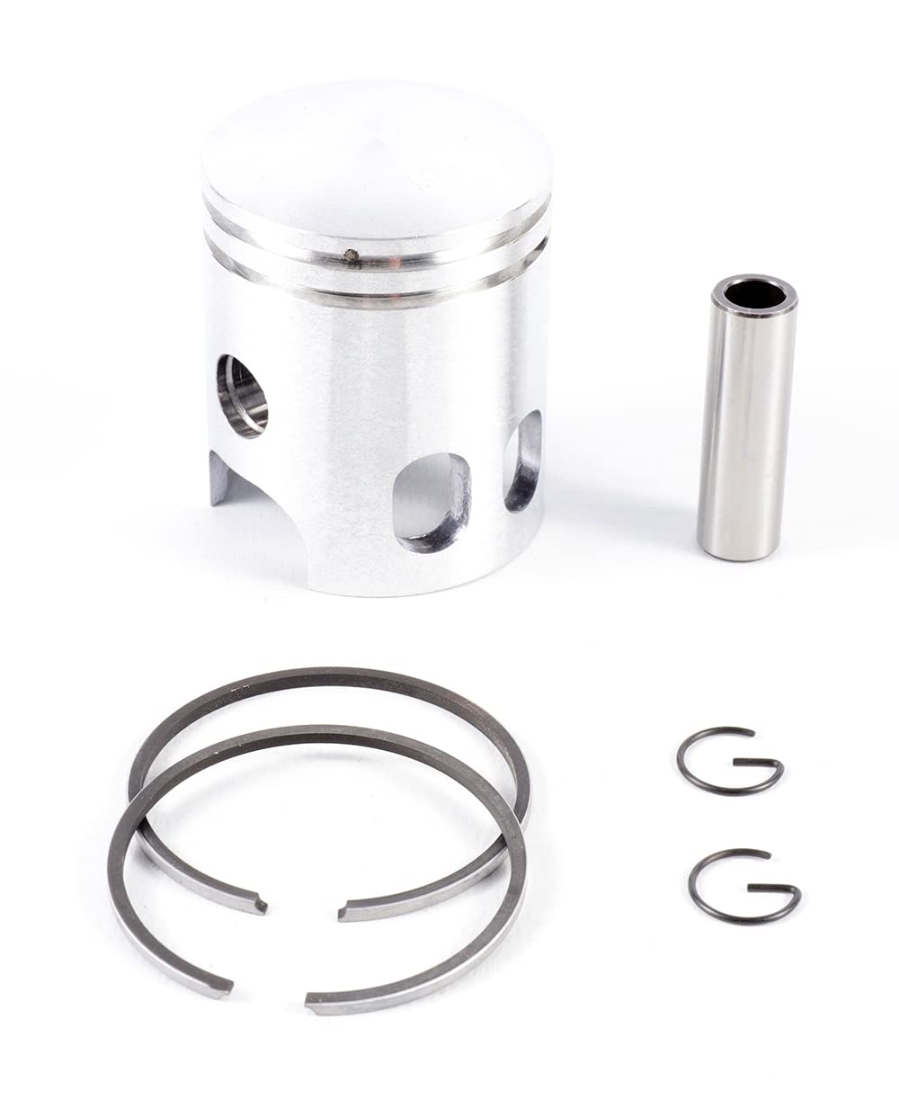 48mm Motorcycle Piston Kit Compatible with/Replacement for Yamaha 100mm PW80 1984-2010 RD 80 1982, TY 80 1987, V80 1980, 1981, 1982, V 80DL 1983, TY 80 USA 1975, YFM 80 Badger 1992