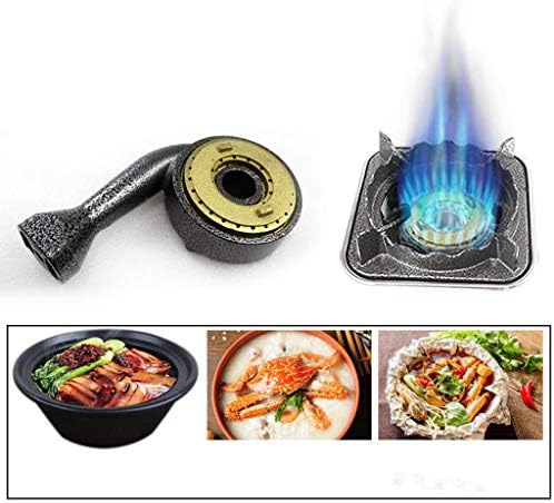 Gas Cooktop Liquefied Gas Claypot Stove/Manual Ignition At Medium Pressure Commercial Stove Gas Stove (2 burner) ()