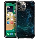 CARLOCA Compatible with iPhone 15 Case,Amazing Nebula Space Light Pattern for Girls Boys Ultra Protection Shockproof Soft Silicone TPU Non-Slip Back for iPhone 15