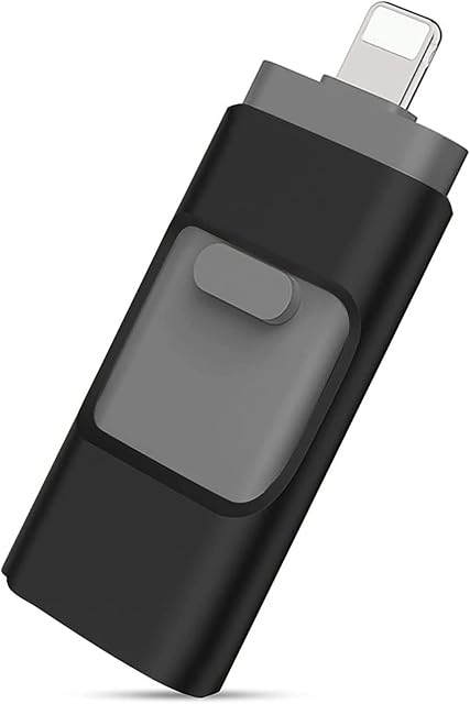ARCELI USB Flash Drive for iPhone 64GB Photo Memory Stick Expansion Compatible for iPhone Android Tablet PC and Devices with Micro USB 3.0/OTG/IOS/Type C