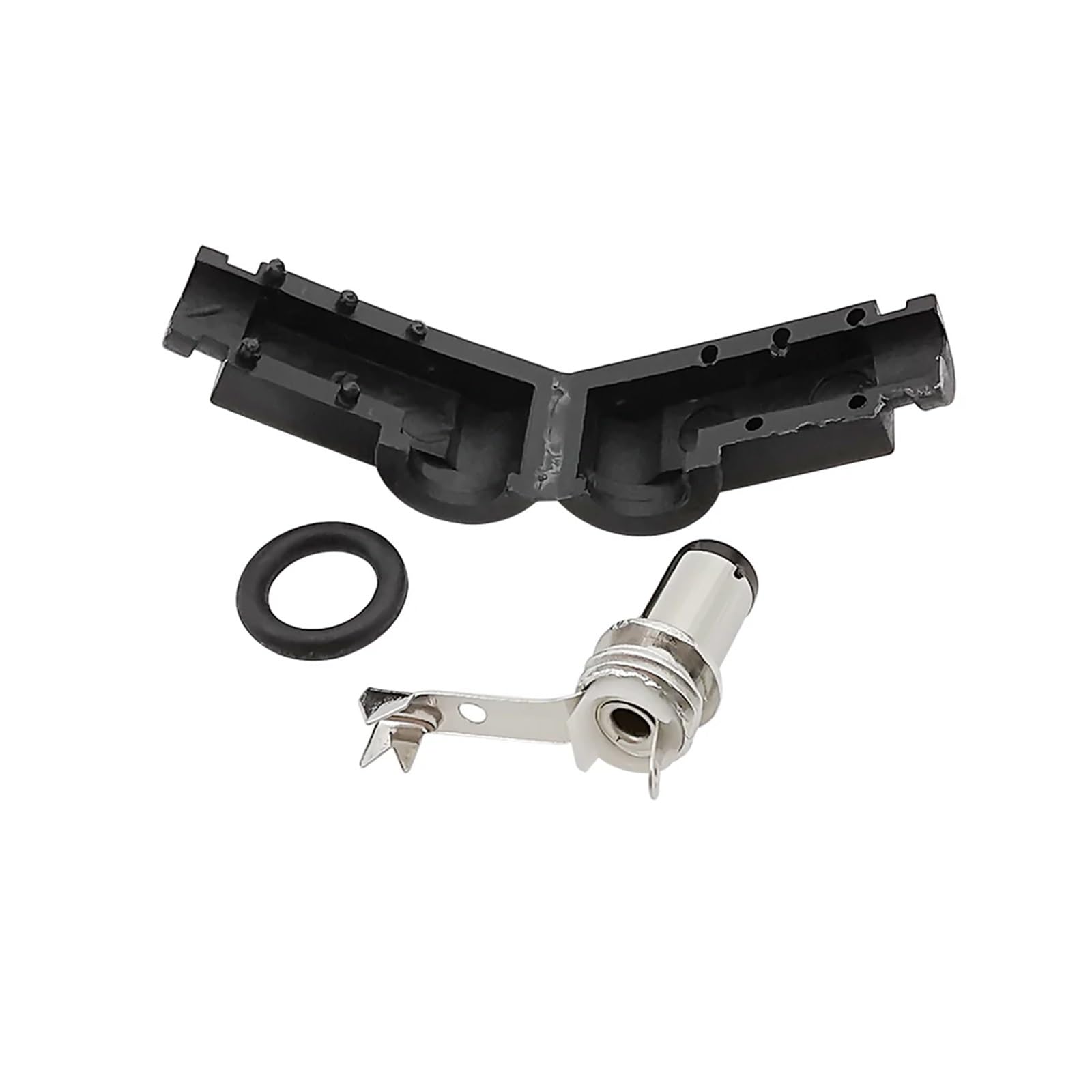 Conector adaptador de soldadura de enchufe macho de alimentación CC de ángulo recto de 5,5mm X 2,1mm, conectores de montaje de enchufe de CC de 90 grados, 5,5x2,1mm(10Pcs)