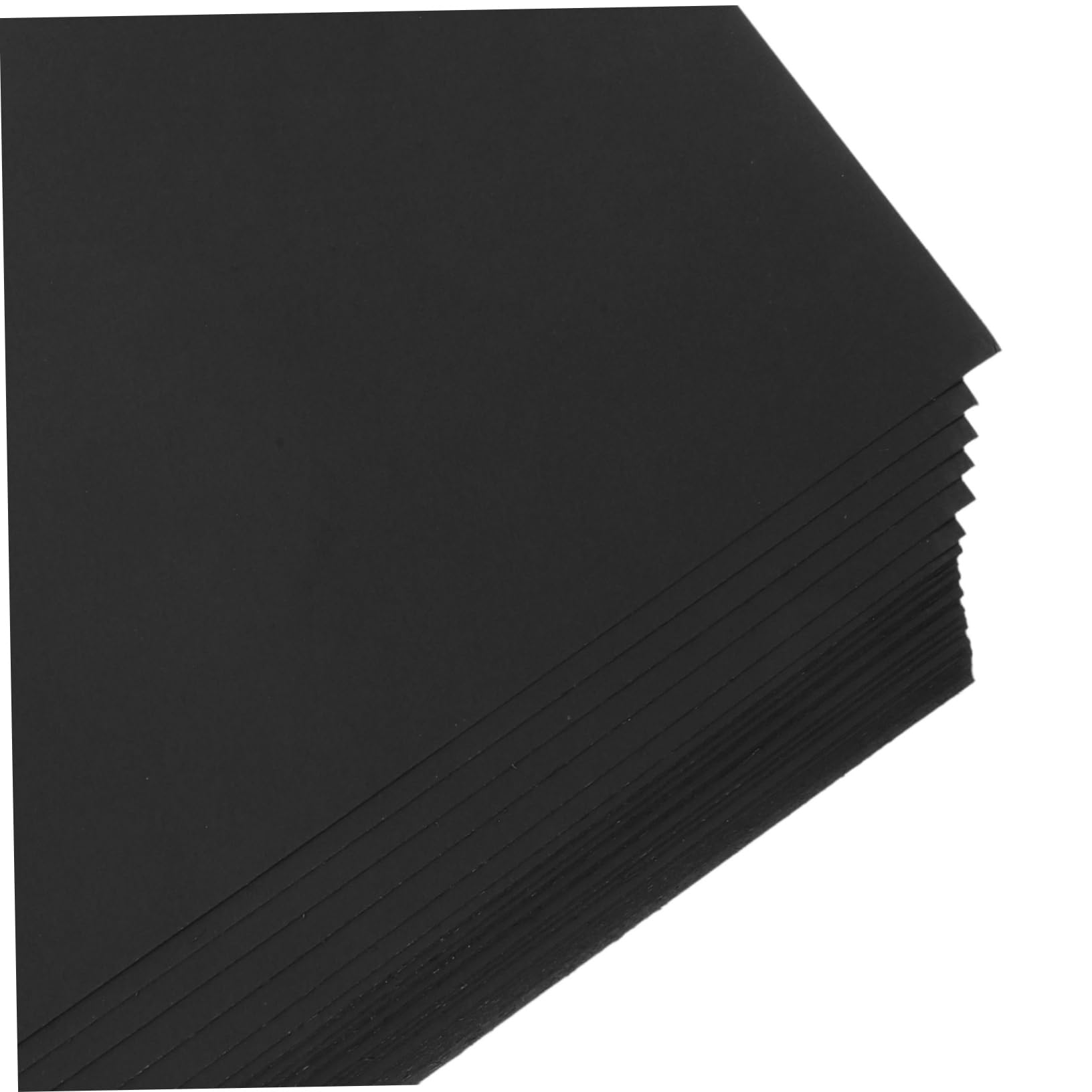 Papier Cartonné Noir A4 50 Pièces, Papier Papier Épais