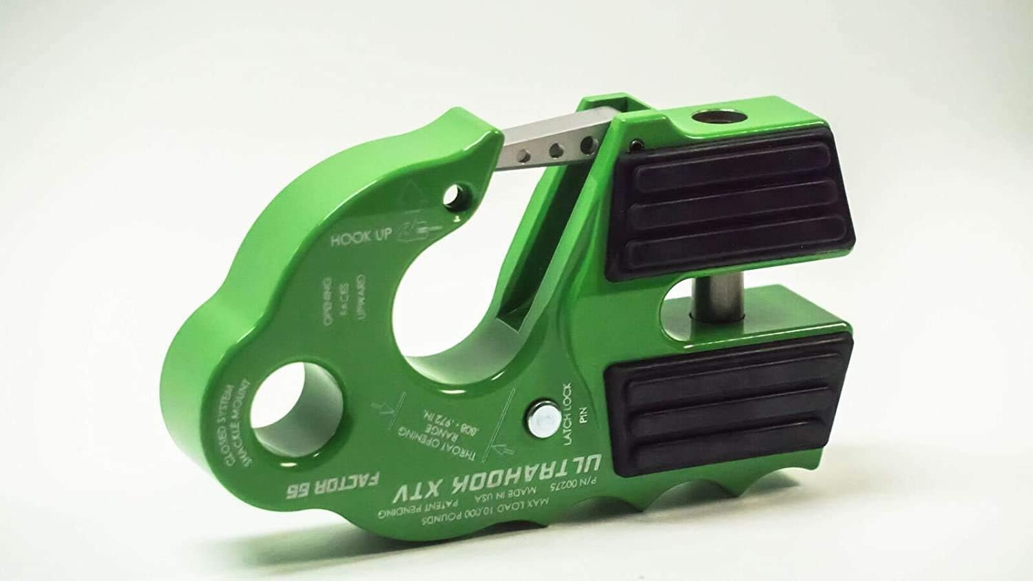 Factor 55 UltraHook XTV - UltraHook for UTV/ATV (Monster Green)