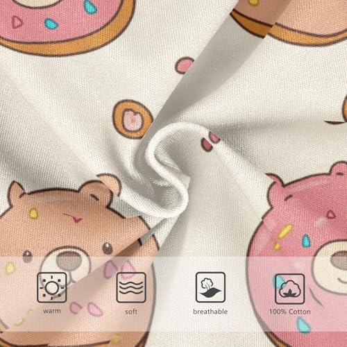 Wusikd Cute Doughnuts Boys' Underwear Cotton Bears Boys Briefs Soft Toddler Underwear 2T3