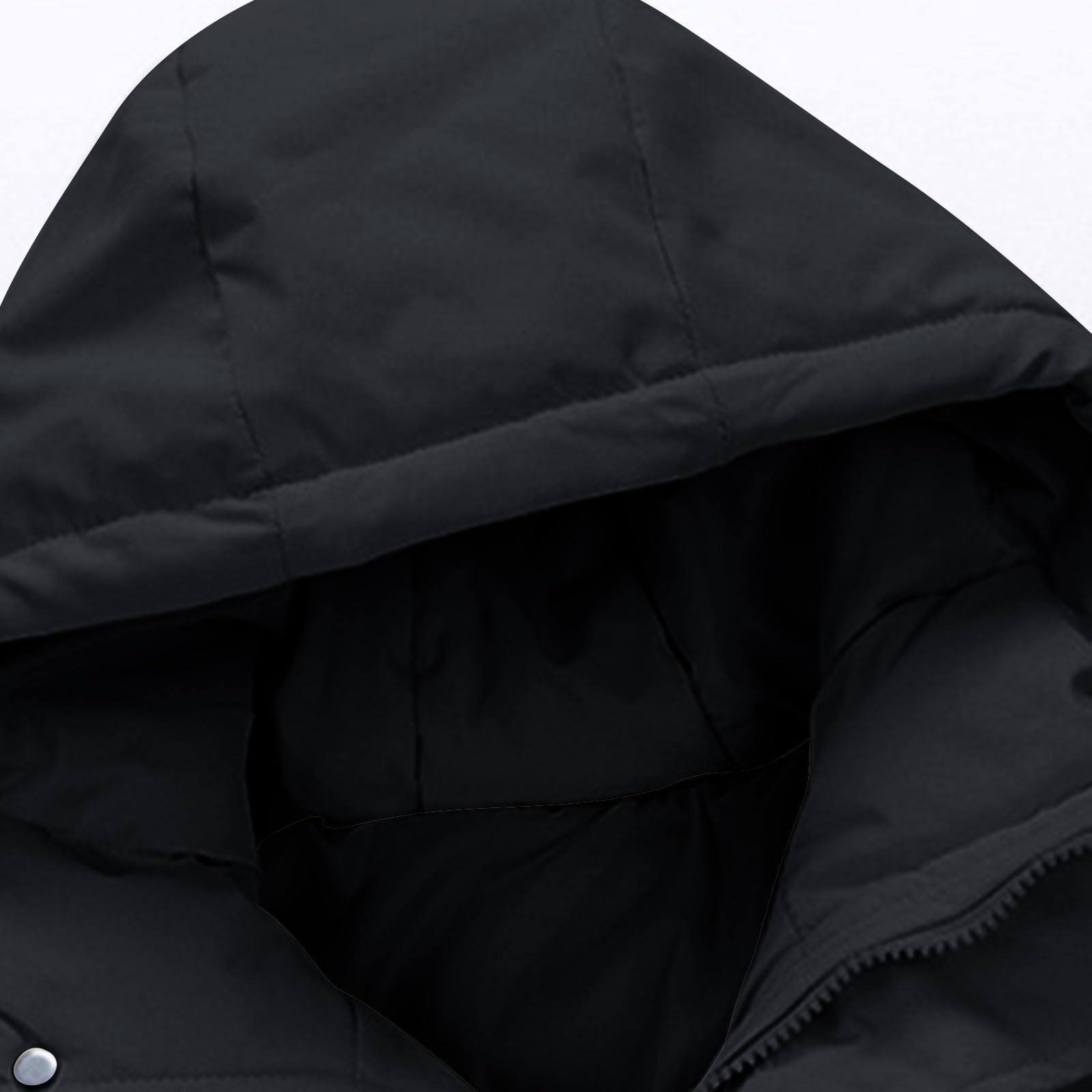 SOOUICKER Steppjacke Herren Winter Puffer Jacke mit Kapuze Warme Winterjacke Stepp Kapuzenjacke Outdoor Übergangsjacke Modern