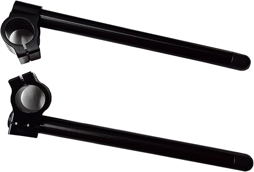 Miniatura 3 de Manillar con clip de 1.614 in, apto para tubo de horquilla de 1.614 in, manubrio de motocicleta Cafe Racer de 78 pulgadas, 1.614 in con clip en