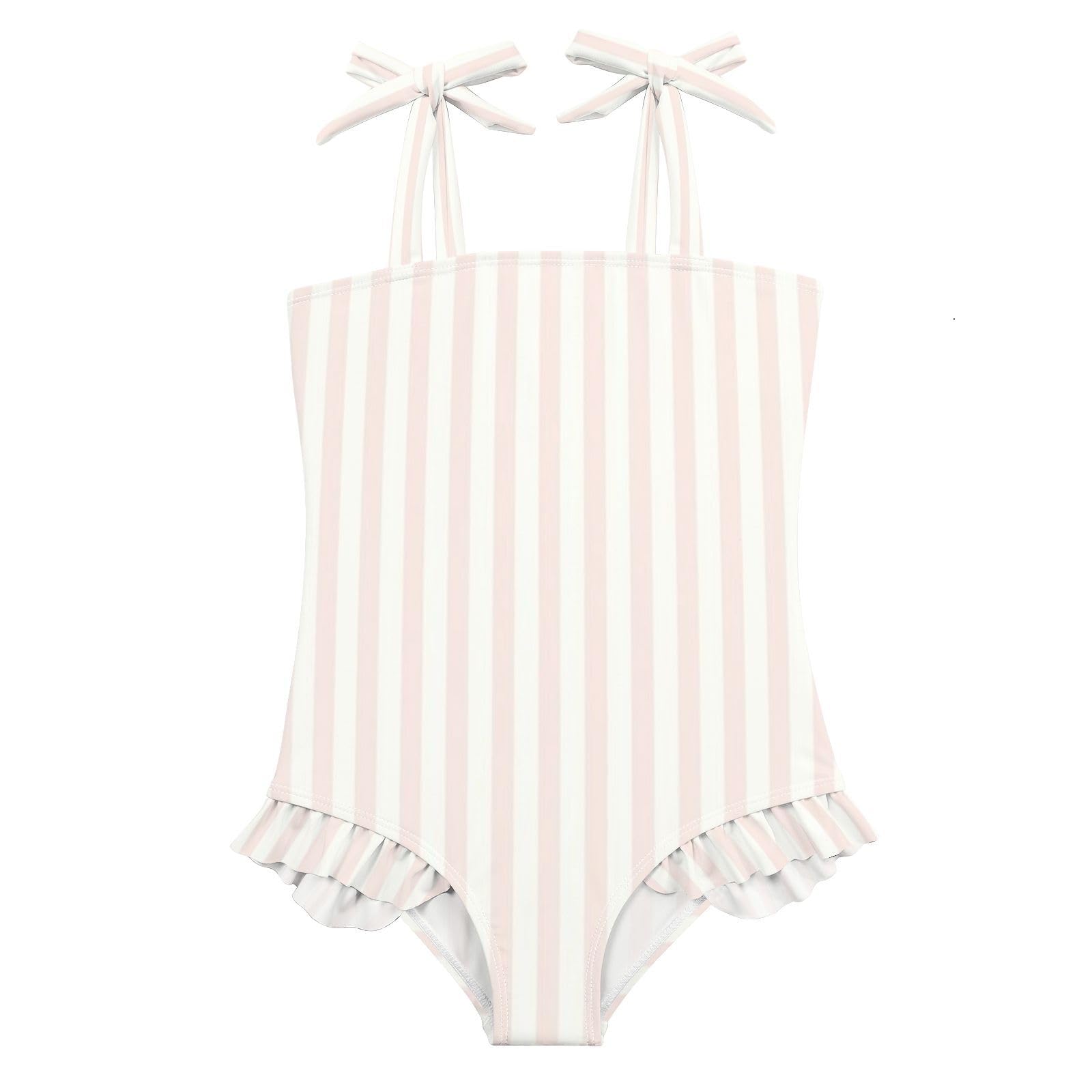 FRODOTGV Costume da bagno intero per ragazze, ad asciugatura rapida, protezione contro le eruzioni cutanee estive, da spiaggia, per bambine