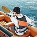 VEVOR Life Vest for Watersports (PFD), Life Jacket with Waterproof Nylon & 96N Buoyancy, Life Vest/Jacket for Any Water Activity-Fishing, Kayaking, Surfing and More, Men and Women L