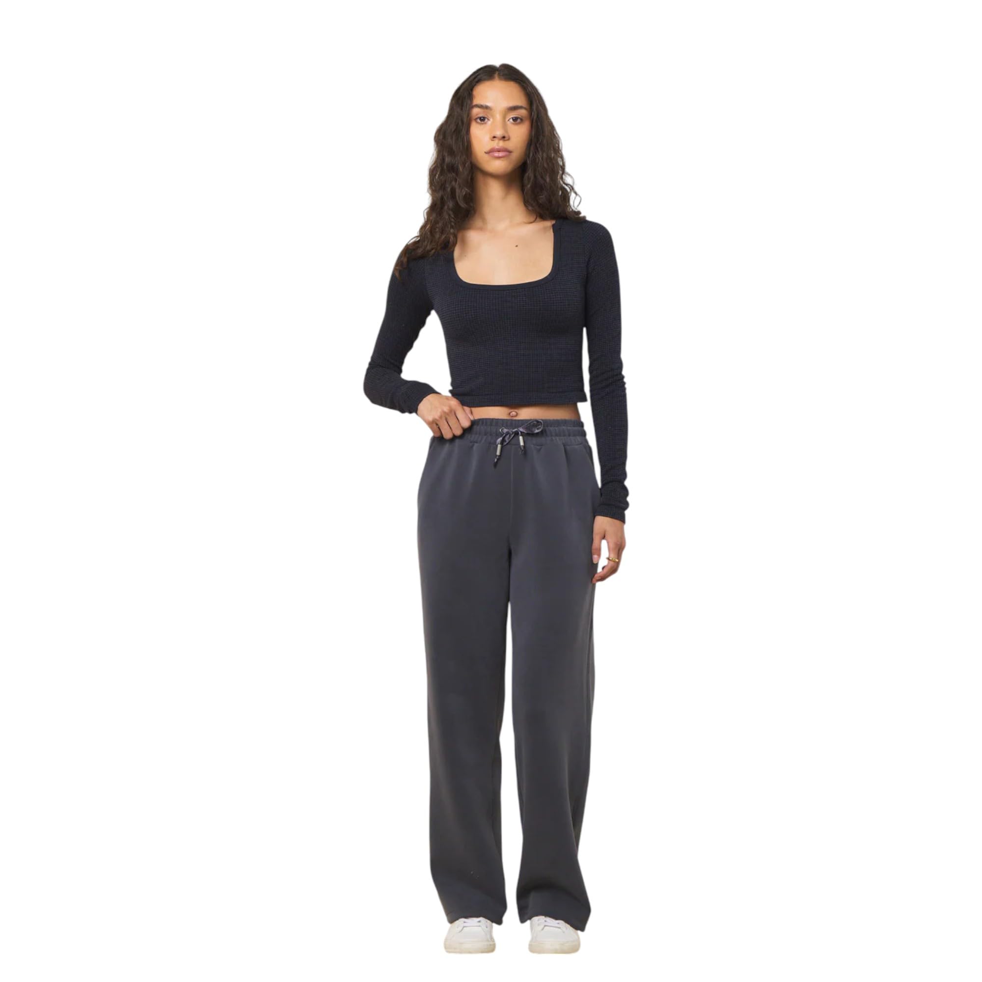 VINTAGE HAVANA Womens Luxe Cloud Wide Leg Pant