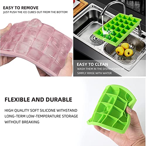 TAZLYN Square Ice Cube Tray (Pack of 1, Pure Silicon) - Image 3