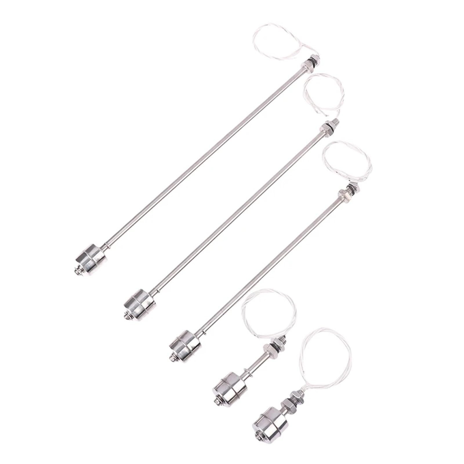 45/75/250/300/350 millimetri In Acciaio Inox Interruttore A Galleggiante Serbatoio Liquido Sensore di Livello Dell'acqua Doppia Sfera Interruttore A Galleggiante serbatoio Piscina Sensori di Flusso | Level Liquid Sensor(300MM)