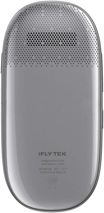 iFLYTEK Language Translator Device Chinese and English Support Real-Time Language Translating for Learning, Travel, Shopping, Business.(Silver)