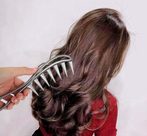 Peines de Dientes Anchos para Cabello Rizado y Largo - Pack 2 miniatura 3