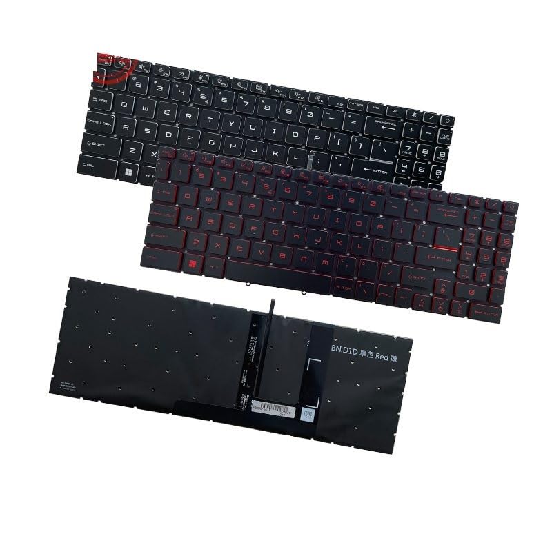 Clavier MSI Z16 GP76 GL66 RU White Backlit de remplacement - 2