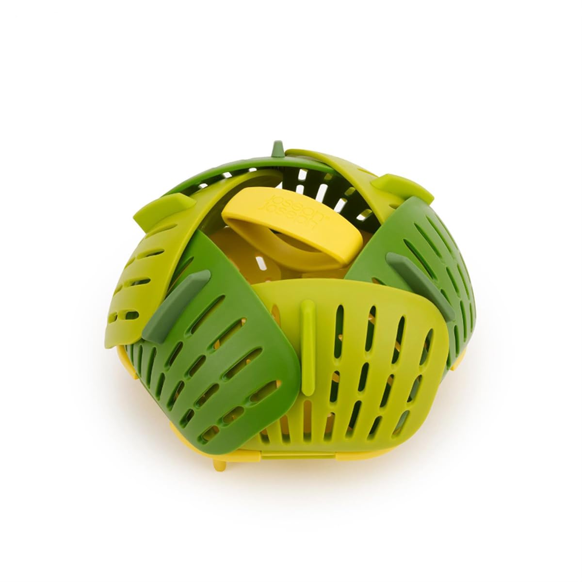 Joseph Joseph Bloom Folding Steamer Basket for Vegetables, compact storage - Green, 4