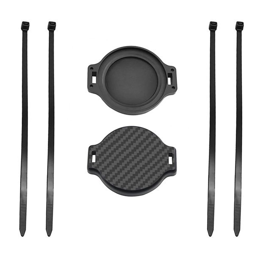 Ieron Bicycle Saddle Mount For AirTag,Anti-Theft,Hidden Protection,Tracker Cover (Black)