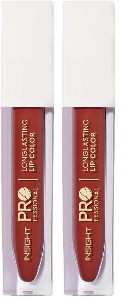 Image of INSIGHT Professional Long Lasting Lip Color (Super Women) | Pigmented Matte Finish | Comfortable All Day Wear | Non Transferable | Enriched with Argan Oil & Vitamin E - (6g) (Pack of 2)