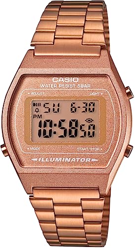[�J�V�I] CASIO �f�W�^�� �r���v ���B���e�[�W�V���[�Y B640WC-5A ���j�Z�b�N�X ���[�Y�S�[���h �C�O���f�� [���s�A���i]