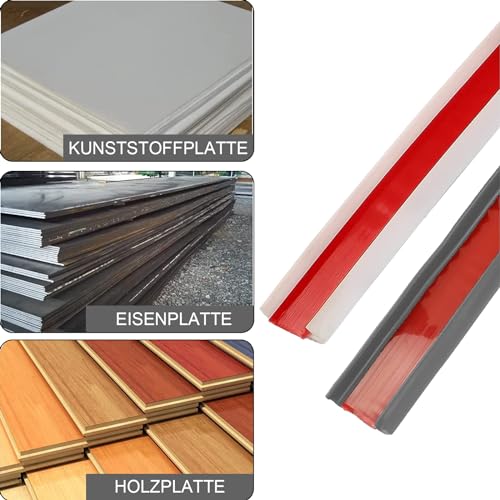 5M U-Form Selbstklebend Möbelkantenband, 20 mm, Schwarz Flexible TPE Faltbarer Kantenschutz, Umleimer Furnierklebeband, Kein Aufbügeln, für Tisch, Schrank Schutz&Reparatur