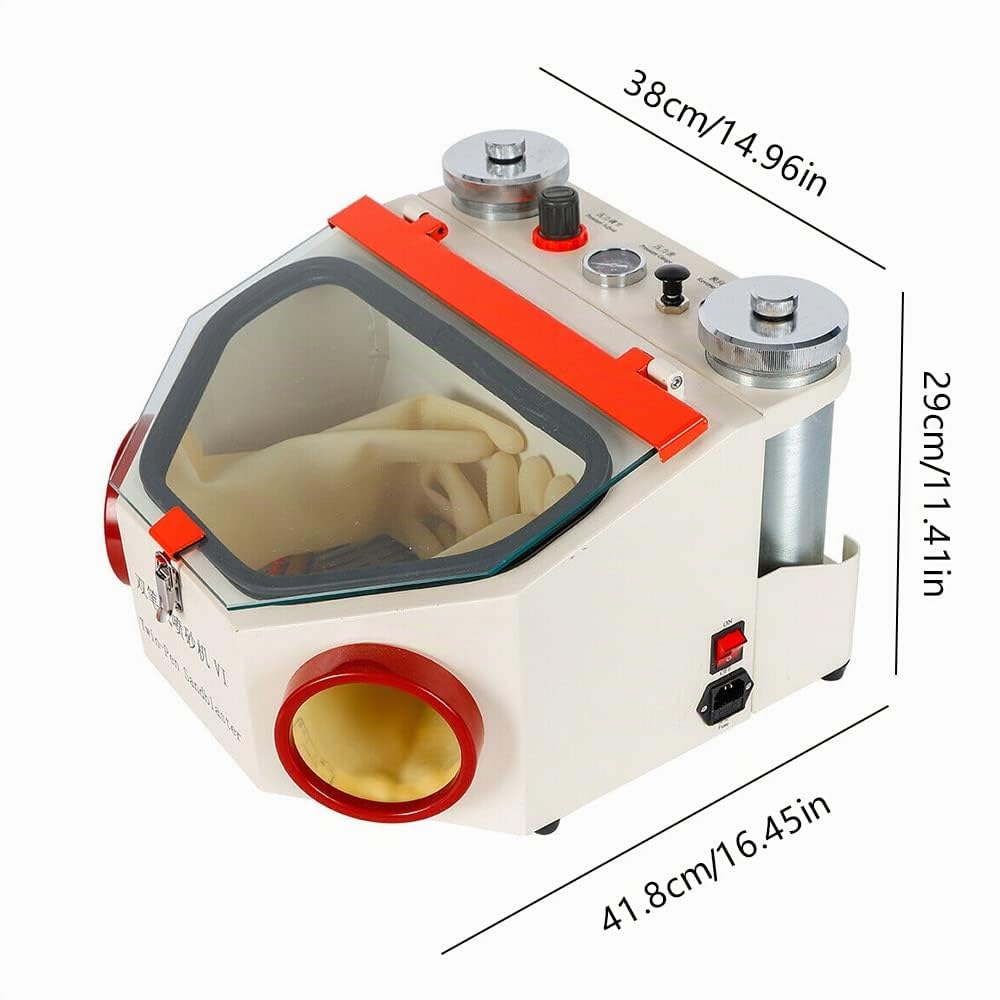 Pistola professionale per sabbiatura, sabbiatrice, tecnologia dentale, potenza < 50 W, doppia penna, sabbiatrice, strumenti dedicati trasparenti e visibili, 220 V