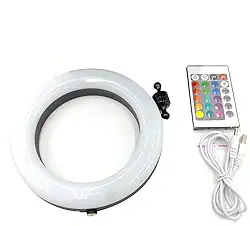 Luzes de narguilé Lâmpada Anel Colorida 16cm de Diâmetro Com Controle Remoto narguilé Lâmpada Led Decoração do Painel para Festa de Férias Bar Ktv Luz Atmosférica de Remoção de