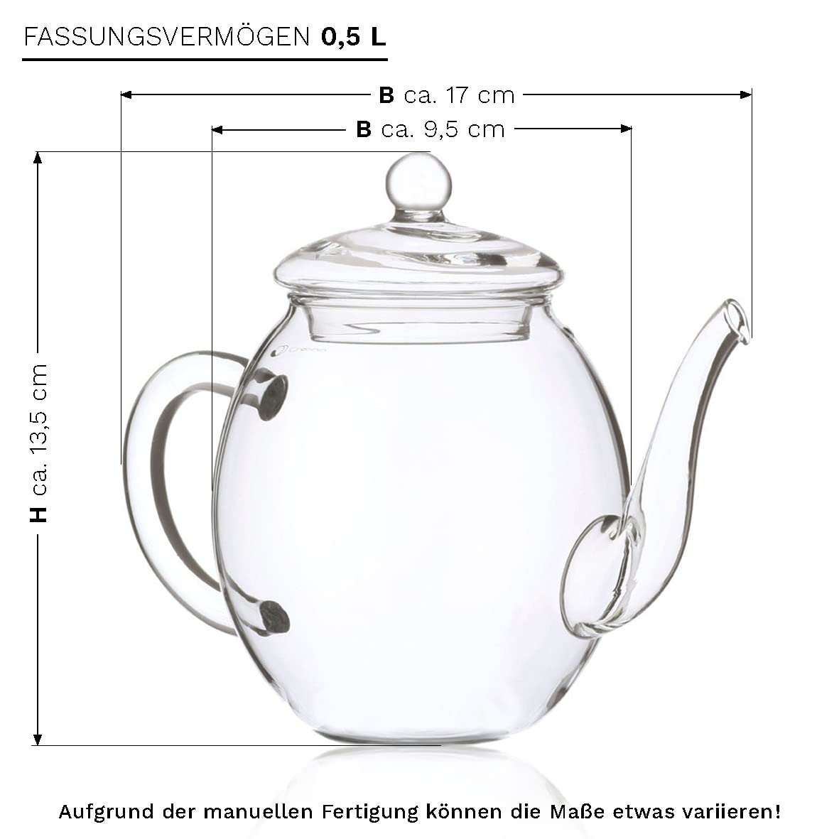 Creano Teeblumen Mix - goldenes Geschenkset Erblühtee mit Glas Teekanne weißer, grüner & schwarzer Tee in 6 Sorten Geschenk für Frauen (Schwarz, Weiß, Grün)