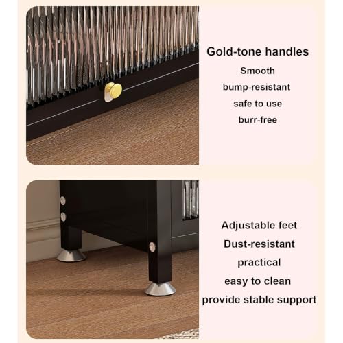 Chaussures fermé et rangées grâce au banc de rangement à chaussures avec assise - 5