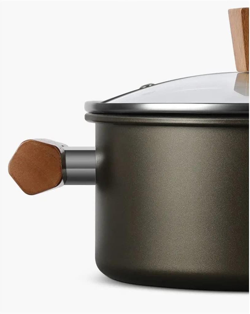 cookware set Pot Set Set Wok Soup Pot Milk Pot Ceramic Non-stick Pot 4-piece Set With Cover Kitchen Cooking Pot (Color : A, Size : As the picture shows) (A As the picture shows)