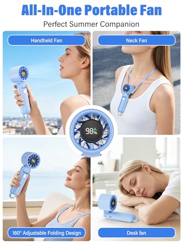 Portable Camping Fan Rechargeable LED