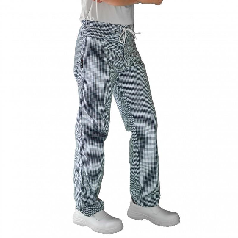 Carbonn - Pantaloni da cucina a piedi di gallina