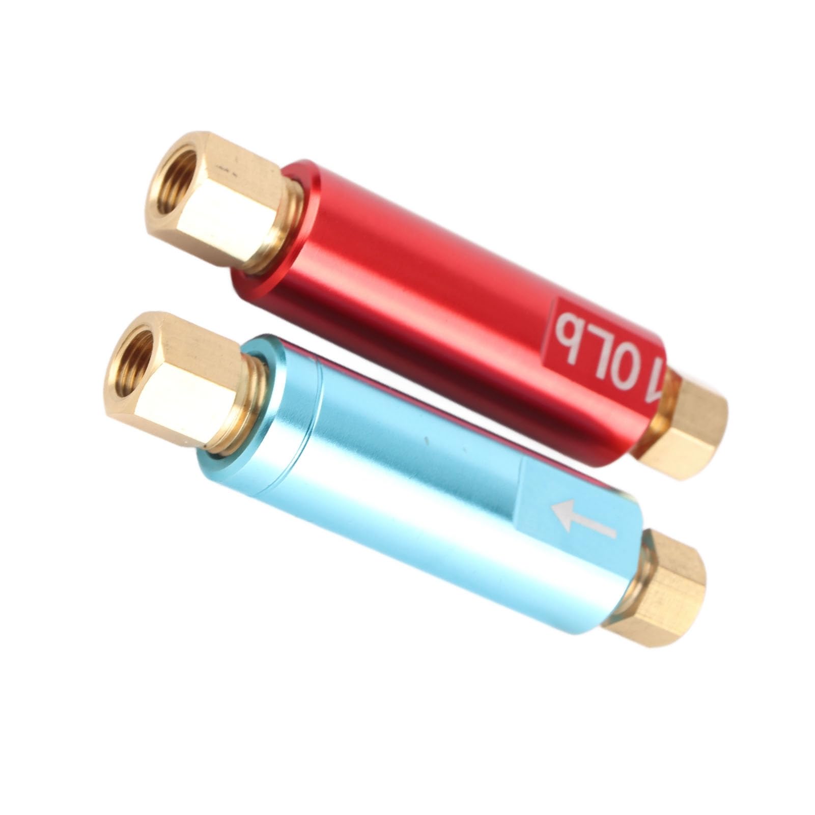 2pcs Valve Résiduelle Métal Frein Résiduel Pression Clapet Anti-retour Universel pour les Voitures de Course