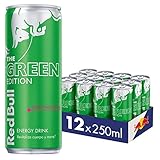12 latas de 250ml Red Bull Bebida Energética, Fruta Del Dragon, 12 latas de 250 Mililitros, 3000 Mililitros