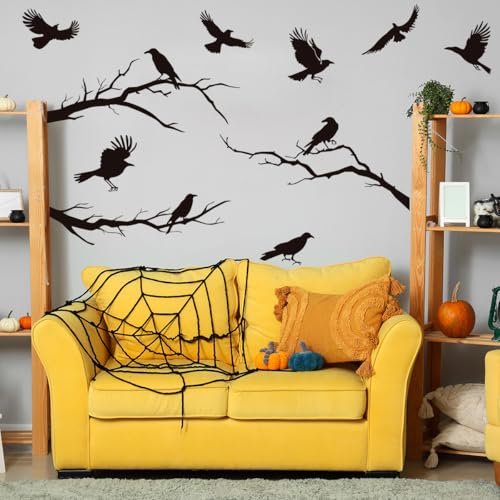 Vinilos Decorativos Removibles de Vinilo Crows Wall Stickers miniatura 5
