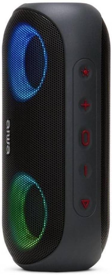 Lado view of Aiwa BST-650 speaker showing control buttons